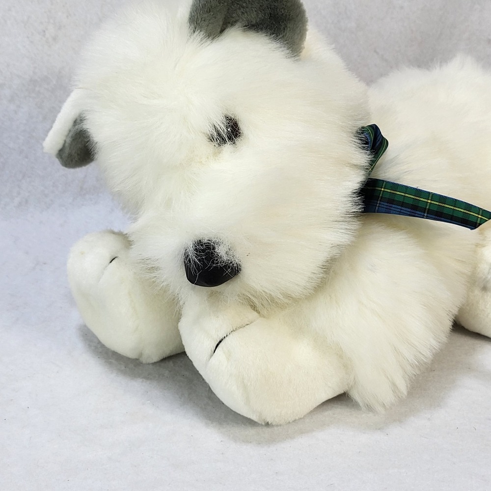 Vintage 1999 Commonwealth White West Highland Terrier Plush Dog Scottie Plush